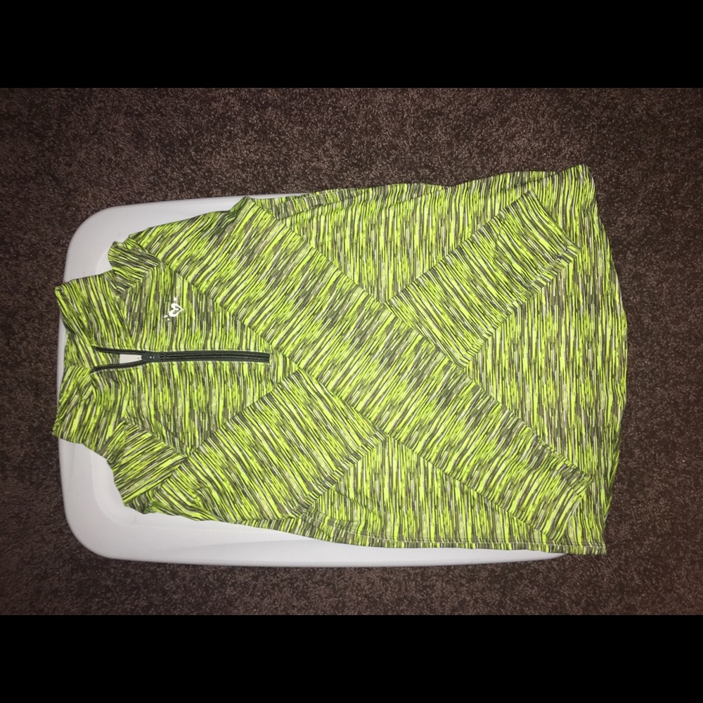 Quarter zip long sleeve pullover